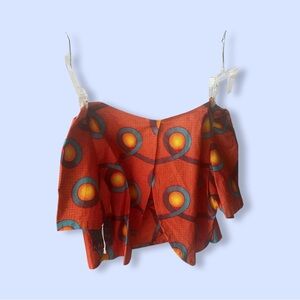 Skirt and top set in African print